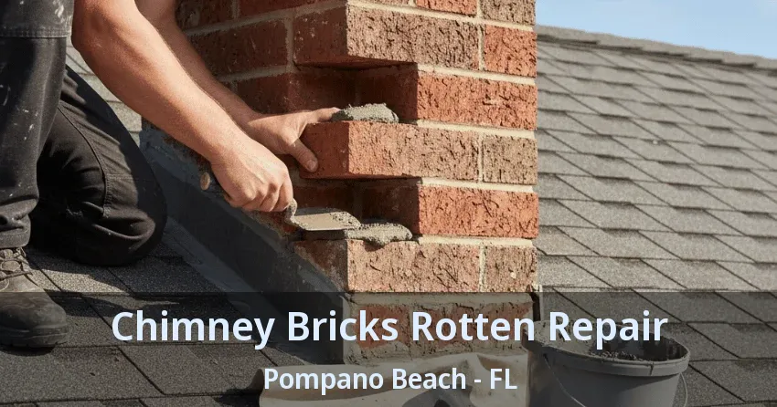 Chimney Bricks Rotten Repair Pompano Beach - FL