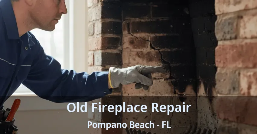 Old Fireplace Repair Pompano Beach - FL