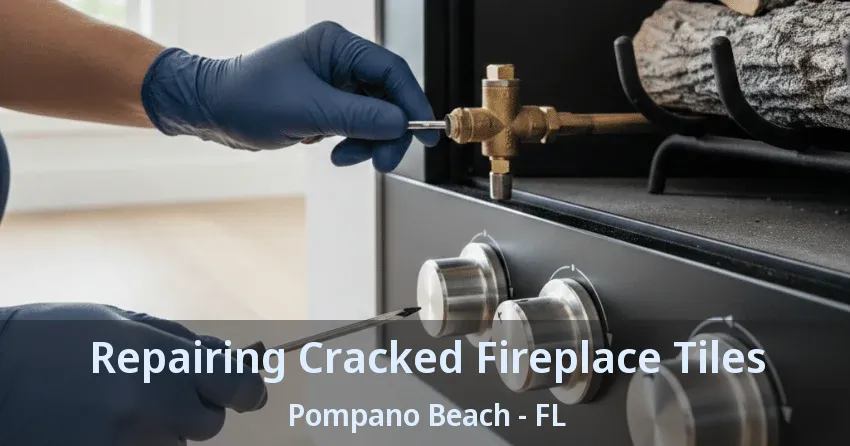 Repairing Cracked Fireplace Tiles Pompano Beach - FL